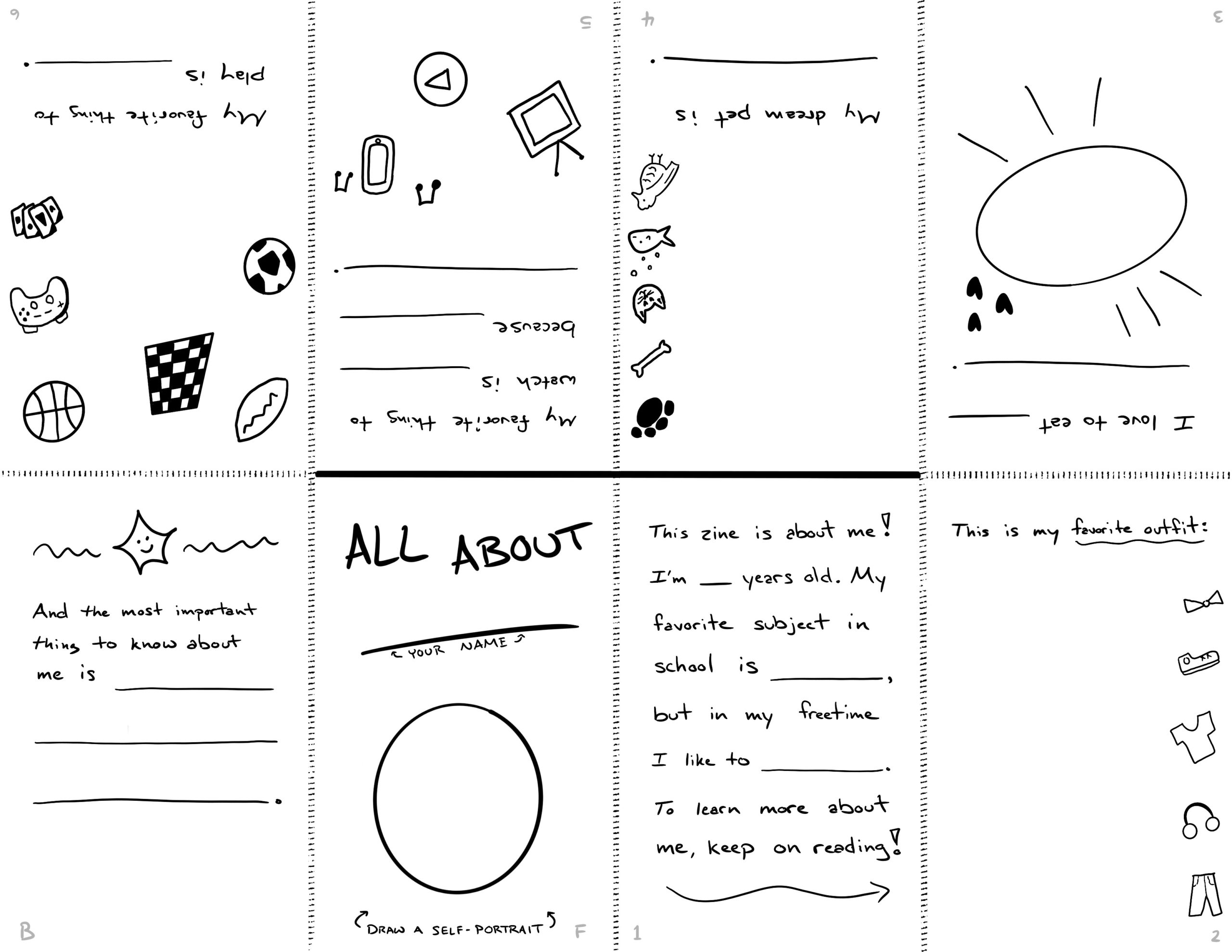 Printable Zine Template With flipsnack you can get as creative as you